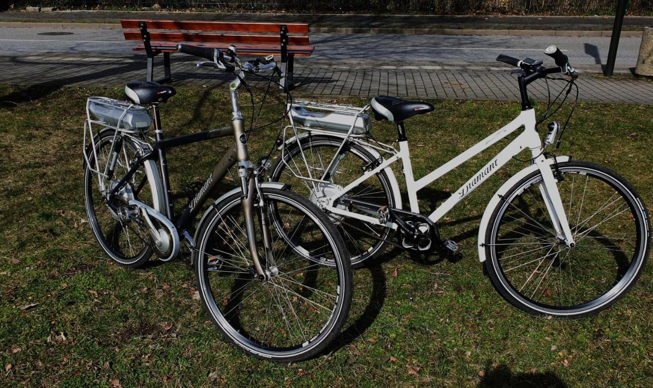 Ferienwohnung Tukan Apartment Dresden Laubegast Wlan Tv Ebike Esterno foto